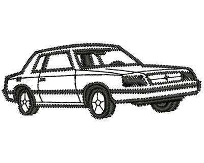 Embroidery Design: Car<br> 0.88w X 2.30h