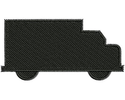Embroidery Design: Truck Outline<br> 2.28w X 1.14h