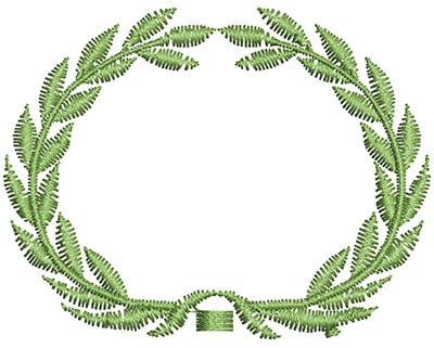 Embroidery Design: Circular Vine<br> 2.31w X 1.80h
