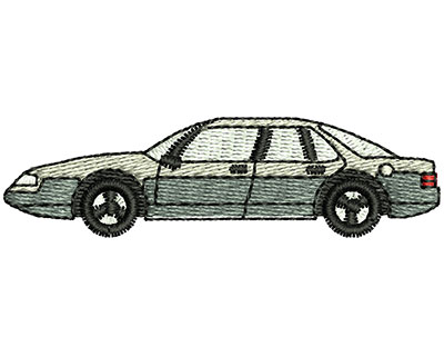Embroidery Design: Car<br> 2.19w X 0.59h | Embroidery Legacy Embroidery Design: Car<br> 2.19w X 0.59h
