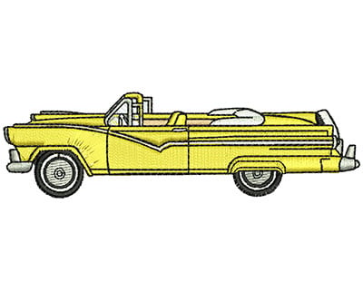 Embroidery Design: Vintage Car<br> 3.84w X 1.14h