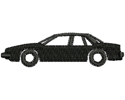 Embroidery Design: Car <br> 2.34w X 0.66h