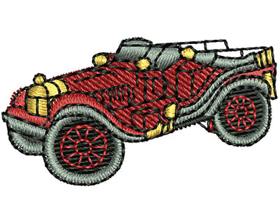 Embroidery Design: Vintage Convertible Car<br> 1.52w X 0.82h
