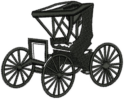 Embroidery Design: Carriage<br> 3.09w X 2.48h