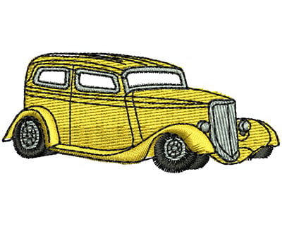 Embroidery Design: Vintage Car<br> 2.26w X 0.97h