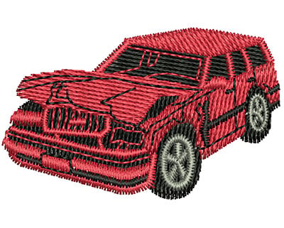Embroidery Design: Wrecked Car<br> 1.87w X 1.16h