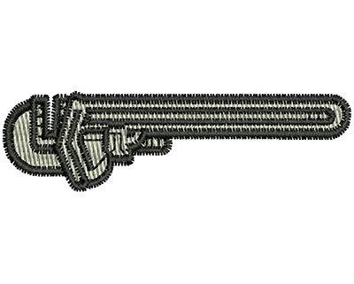 Embroidery Design: Adjustable Wrench<br> 2.20w X 0.63h