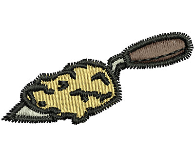 Embroidery Design: Brick Trowel<br> 1.50w X 0.72h