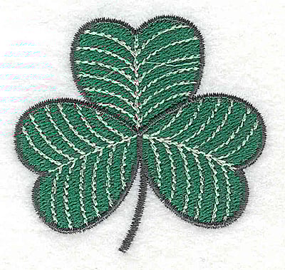 Embroidery Design: Shamrock<br> 2.46w X 2.31h
