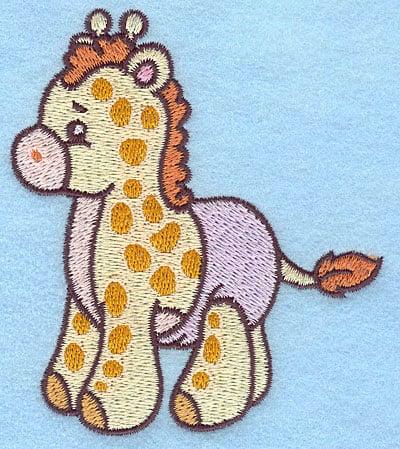 Embroidery Design: Baby Giraffe<br> 3.39w X 3.89h