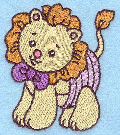 Embroidery Design: Baby Lion <br> 3.18w X 3.69h