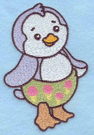Embroidery Design: Baby Penguin <br> 2.58w X 3.89h