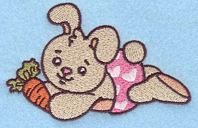 Embroidery Design: Baby Bunny<br> 3.87w X 2.50h
