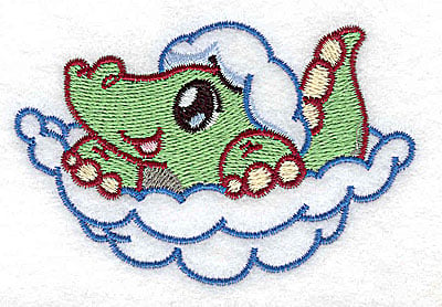 Embroidery Design: Alligator<br> 3.42w X 2.24h