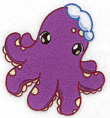 Embroidery Design: Octopus<br> 3.50w X 3.88h