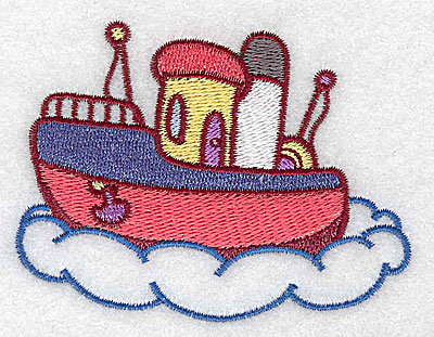 Embroidery Design: Toy boat<br> 3.42w X 2.65h
