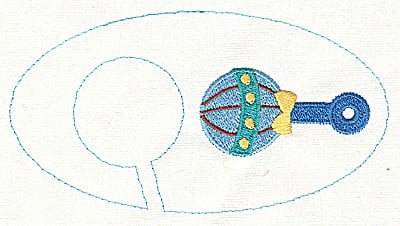 Embroidery Design: Closet divider boys Rattle<br> 5.40w X 2.91h | Embroidery Legacy Embroidery Design: Closet divider boys Rattle<br> 5.40w X 2.91h
