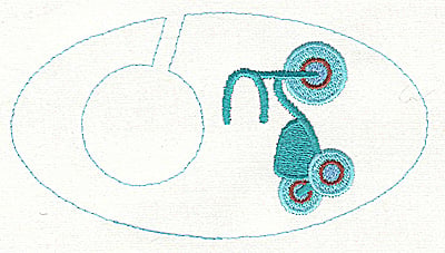 Embroidery Design: Closet divider boys Tricycle<br> 5.40w X 2.91h