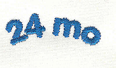 Embroidery Design: Closet divider boys 24 mo<br> 4.57w X 1.46h