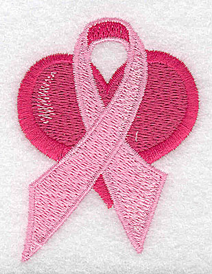 Embroidery Design: Heart with ribbon on top small<br> 2.21w X 2.94h
