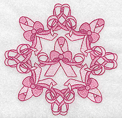 Embroidery Design: Bows and ribbons large<br> 4.96w X 4.96h