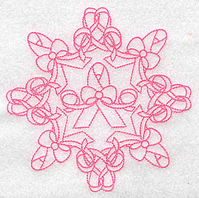 Embroidery Design: Bow and ribbons rework large<br> 4.96w X 4.96h | Embroidery Legacy Embroidery Design: Bow and ribbons rework large<br> 4.96w X 4.96h