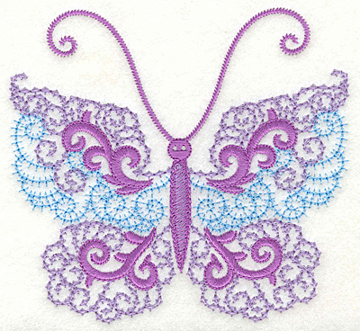 Embroidery Design: Butterfly 3 large<br> 4.97w X 4.62h