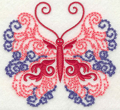 Embroidery Design: Butterfly 4 large<br> 4.96w X 4.58h