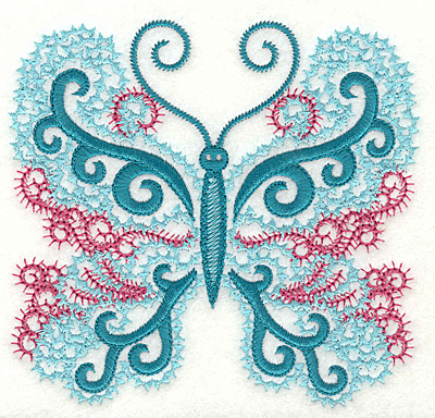 Embroidery Design: Butterfly 5 large<br> 4.94w X 4.66h