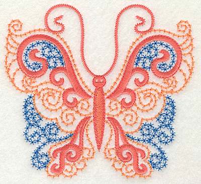 Embroidery Design: Butterfly 6 large<br> 4.94w X 4.51h