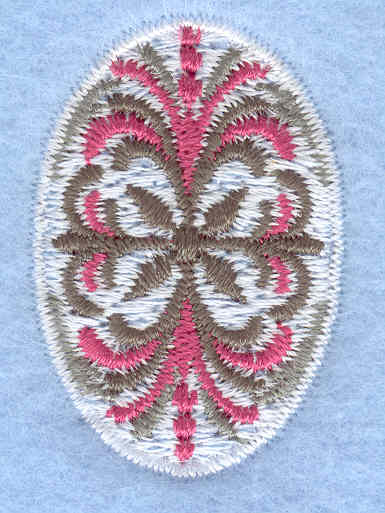 Embroidery Design: Easter egg mini pattern<br>1.06w X 1.58h