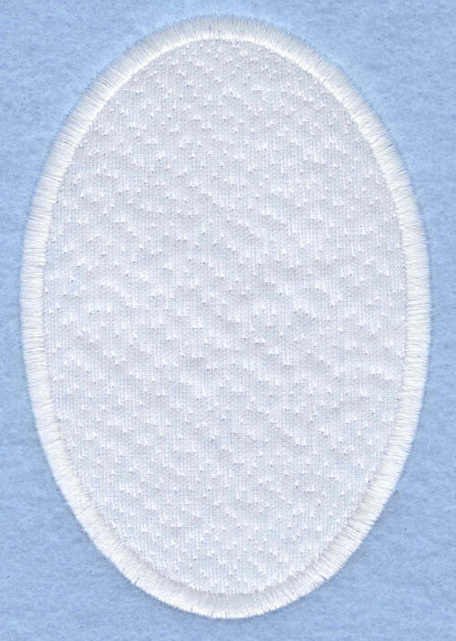 Embroidery Design: Single egg applique large<br>2.66w X 3.90h