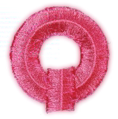 Embroidery Design: Fringe Block Letter Q<br>2.81" x 3.01" | Embroidery Legacy Embroidery Design: Fringe Block Letter Q<br>2.81" x 3.01"