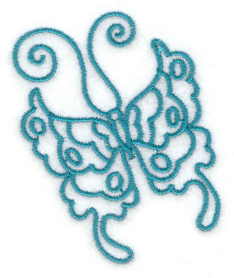 Embroidery Design: Butterfly B <br> 2.55w X 3.02h