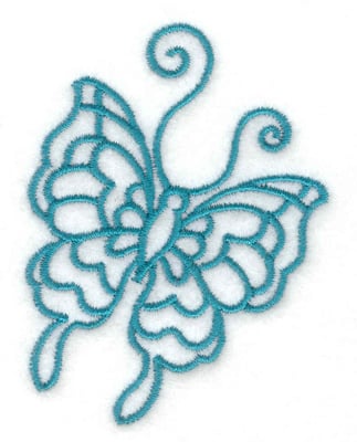 Embroidery Design: Butterfly C <br> 2.24w X 3.01h