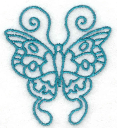 Embroidery Design: Butterfly E<br> 2.54w X 2.84h