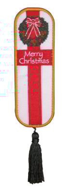 Embroidery Design: Bookmark 207 Merry Christmas<br>2.28w X 6.77h | Embroidery Legacy Embroidery Design: Bookmark 207 Merry Christmas<br>2.28w X 6.77h