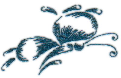 Embroidery Design: Butterfly 9<br>2.47" x 1.56"