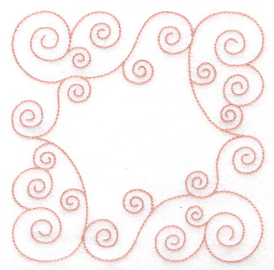 Embroidery Design: Block swirls large<br> 4.98w X 4.98h