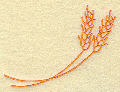 Embroidery Design: Wheat sheaves<br> 3.66w X 2.90h