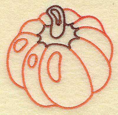 Embroidery Design: Pumpkin<br> 2.72w X 2.64h