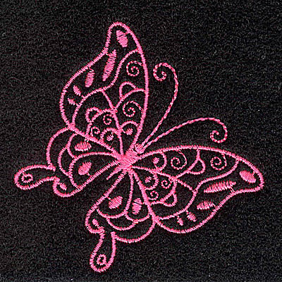 Embroidery Design: Butterfly A<br> 2.59w X 2.60h