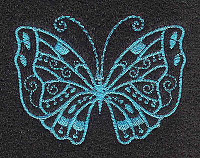 Embroidery Design: Butterfly B<br> 2.01w X 1.50h