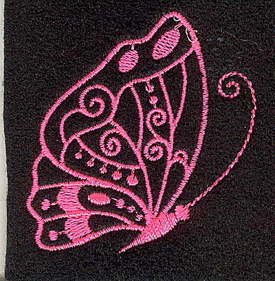 Embroidery Design: Butterfly C<br> 2.10w X 2.21h