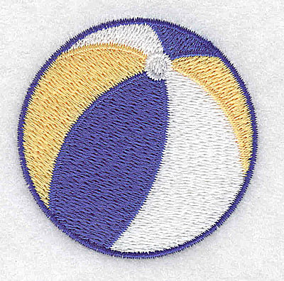 Embroidery Design: Beach ball<br> 2.29w X 2.29h