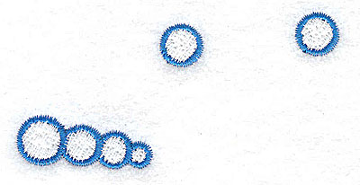 Embroidery Design: Bubbles large<br> 3.25w X 1.66h