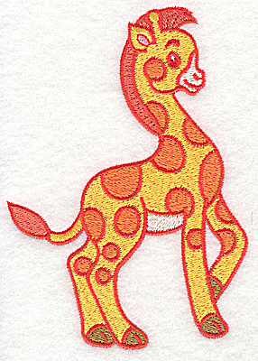 Embroidery Design: Giraffe large<br> 3.54w X 4.95h