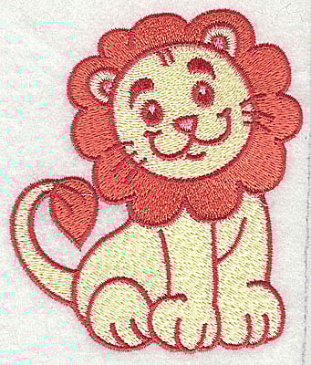 Embroidery Design: Lion large<br> 3.23w X 3.78h