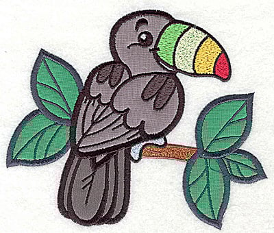 Embroidery Design: Tucan three appliques<br> 5.80w X 4.95h