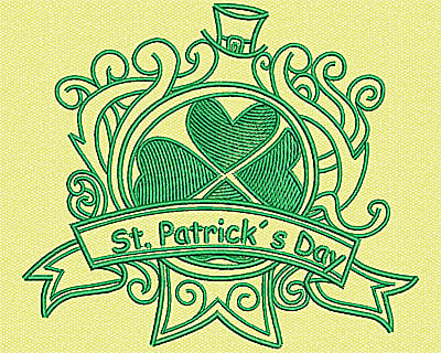 Embroidery Design: St Patricks Day<br> 3.94w X 4.56h